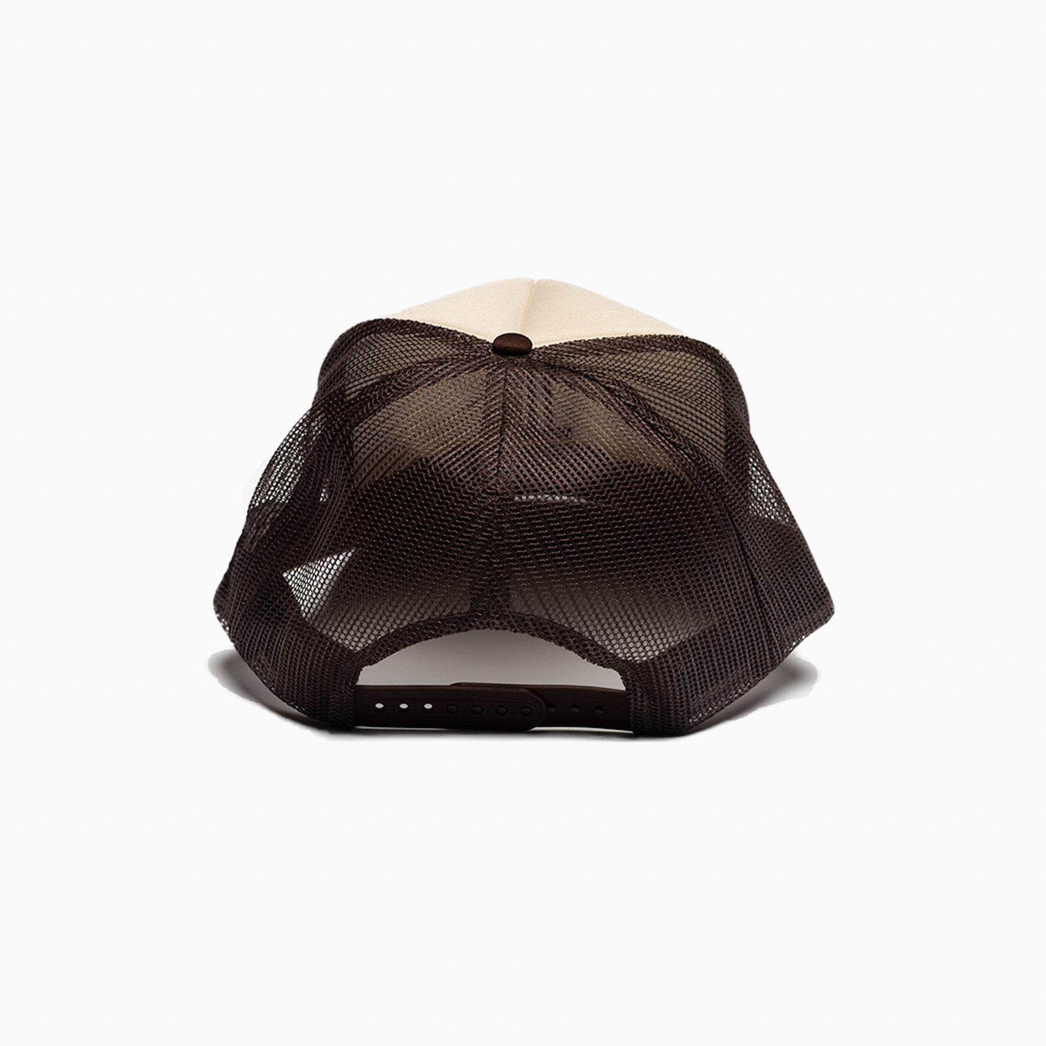 ARCHED LOGO TRUCKER HAT